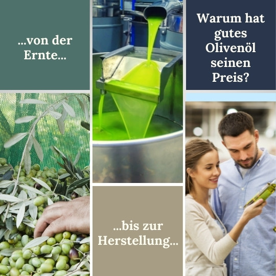 <b>Aktuell: </br>Olivenöl nicht für einen Spottpreis produziert!</b>
